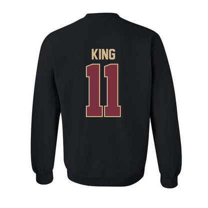 FSU - NCAA Women's Lacrosse : Danica King - Classic Shersey Crewneck Sweatshirt-1
