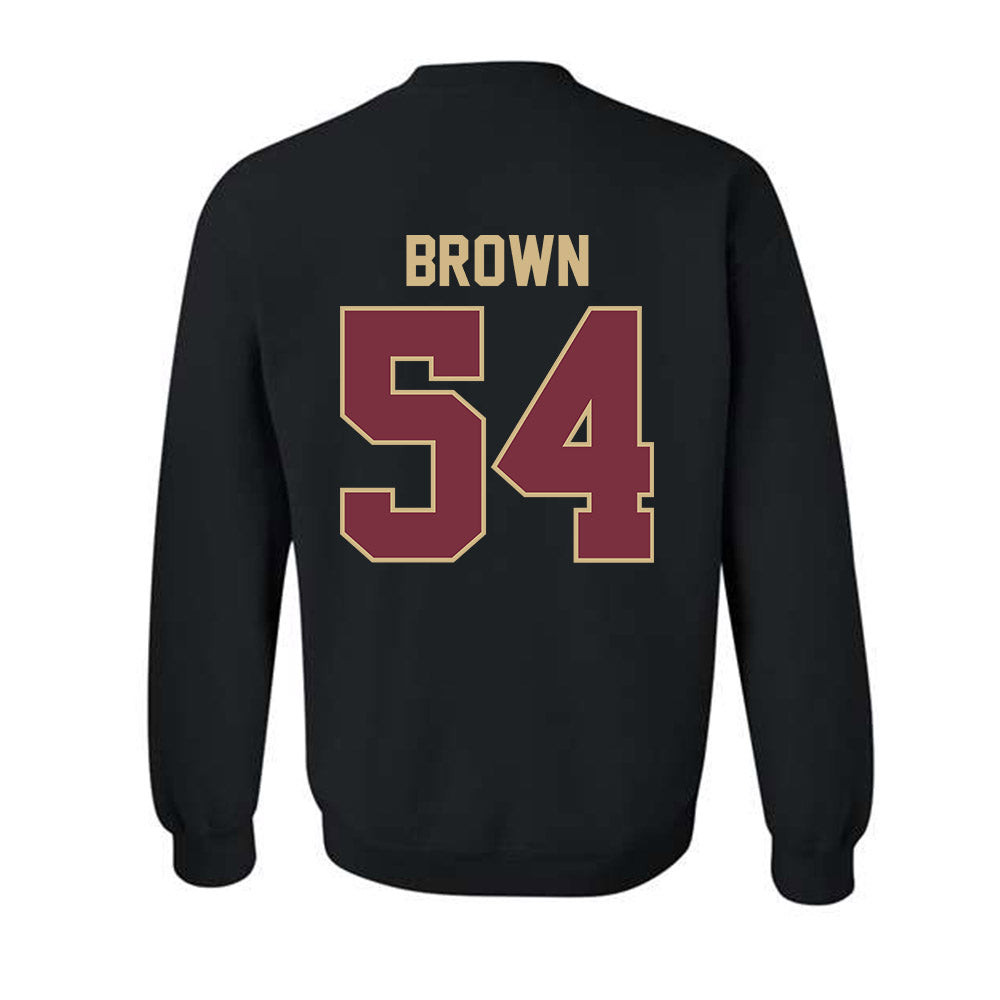 FSU - NCAA Football : Chastan Brown - Classic Shersey Crewneck Sweatshirt-1