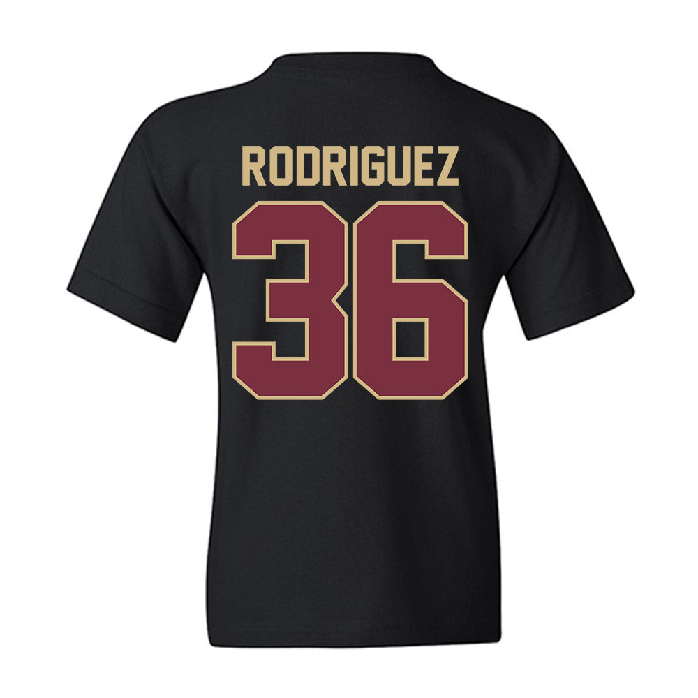 FSU - NCAA Baseball : Mookie Rodriguez - Classic Shersey Youth T-Shirt-1