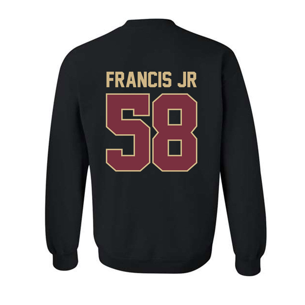 FSU - NCAA Football : Luke Francis Jr. - Classic Shersey Crewneck Sweatshirt-1