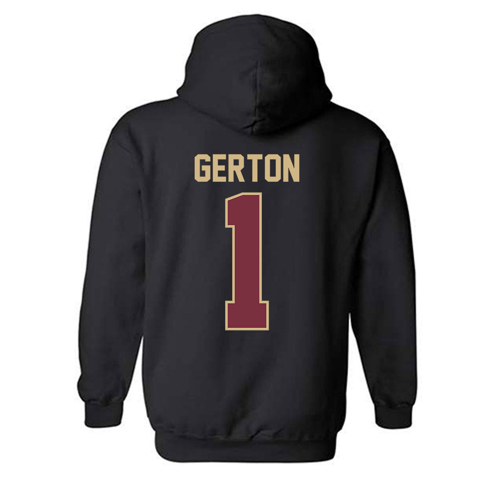 FSU - NCAA Women's Basketball : Mari Gerton - Classic Shersey Hooded Sweatshirt-1
