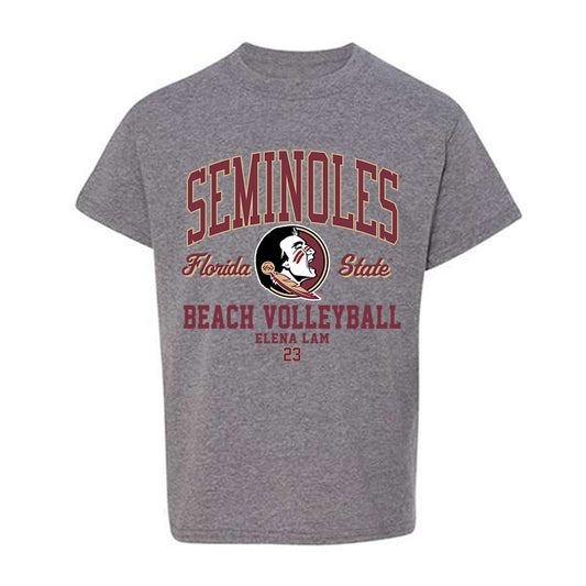 FSU - NCAA Beach Volleyball : Elena Lam - Classic Fashion Shersey Youth T-Shirt-0
