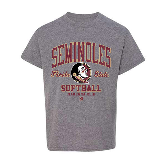 FSU - NCAA Softball : Makenna Reid - Classic Fashion Shersey Youth T-Shirt-0