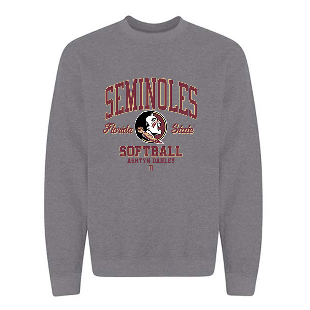 FSU - NCAA Softball : Ashtyn Danley - Classic Fashion Shersey Crewneck Sweatshirt-0