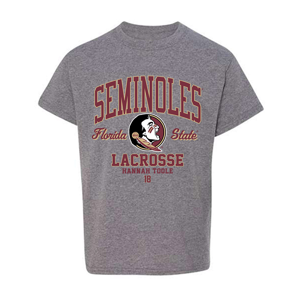FSU - NCAA Women's Lacrosse : Hannah Toole - Classic Fashion Shersey Youth T-Shirt-0
