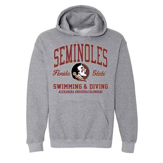 FSU - NCAA Women's Swimming & Diving : Alexandra Angueira-Colombani - Classic Fashion Shersey Hooded Sweatshirt-0