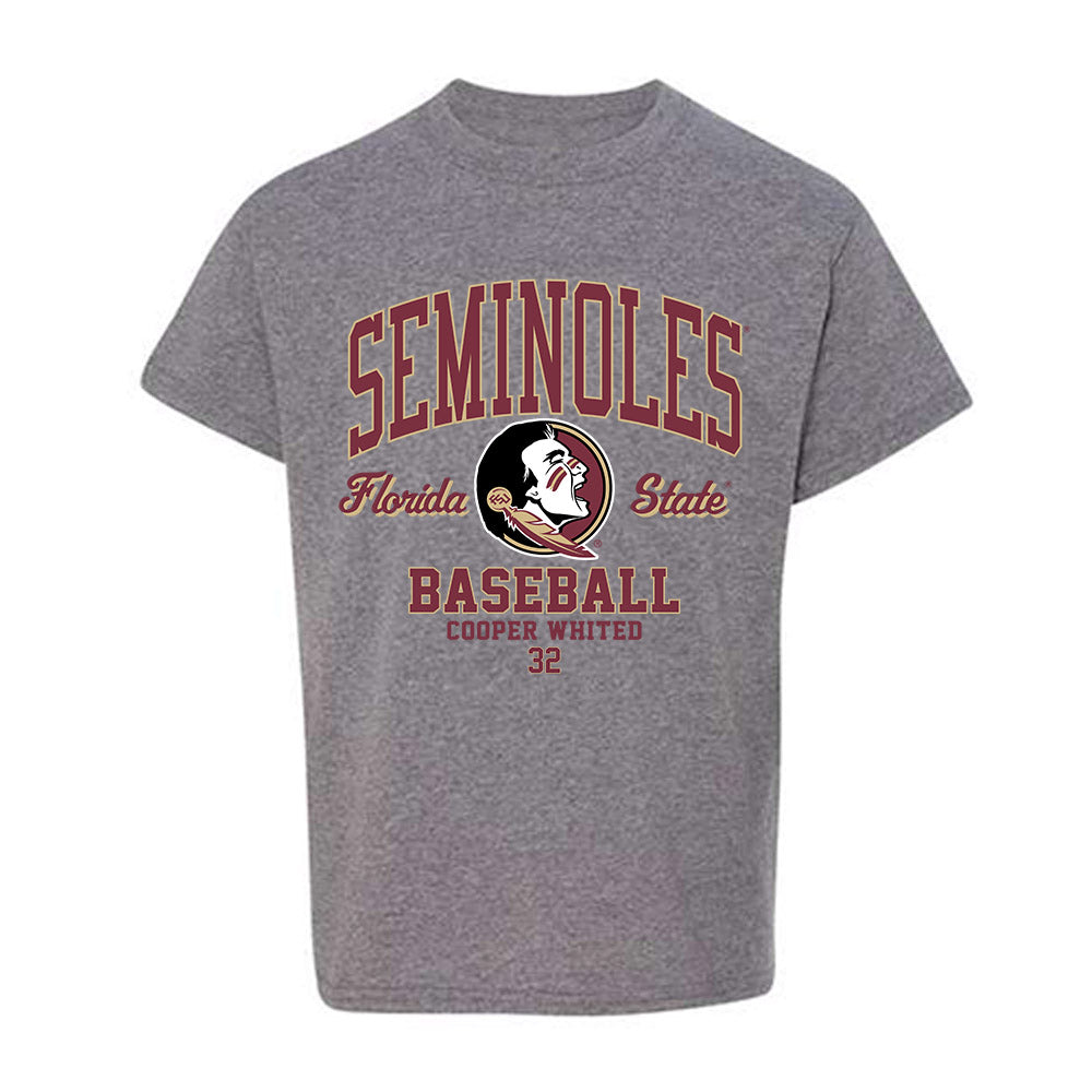 FSU - NCAA Baseball : Cooper Whited - Classic Fashion Shersey Youth T-Shirt-0