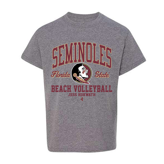 FSU - NCAA Beach Volleyball : Jess Horwath - Classic Fashion Shersey Youth T-Shirt-0