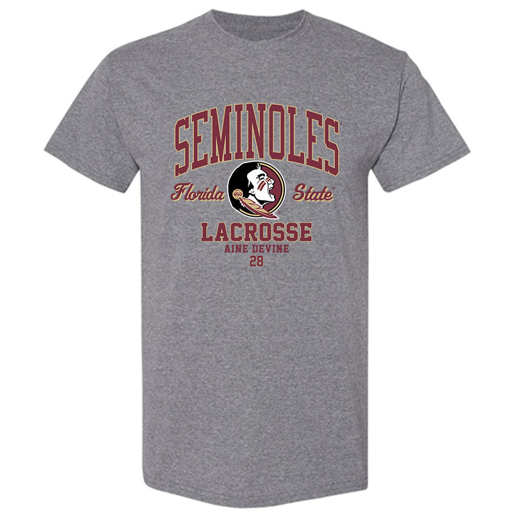 FSU - NCAA Women's Lacrosse : Aine Devine - Classic Fashion Shersey T-Shirt-0