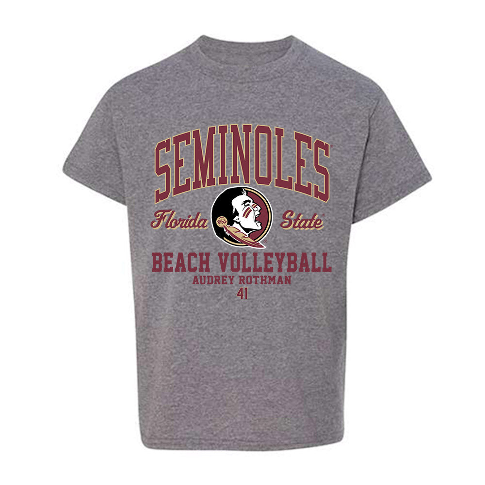 FSU - NCAA Beach Volleyball : Audrey Rothman - Classic Fashion Shersey Youth T-Shirt-0
