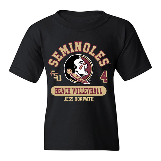 FSU - NCAA Beach Volleyball : Jess Horwath - Classic Fashion Shersey Youth T-Shirt-0