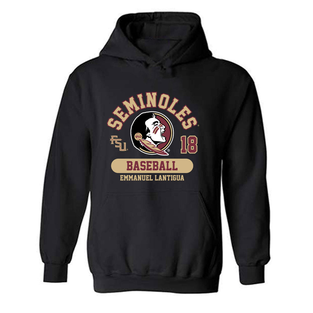 FSU - NCAA Baseball : Emmanuel Lantigua - Classic Fashion Shersey Hooded Sweatshirt-0