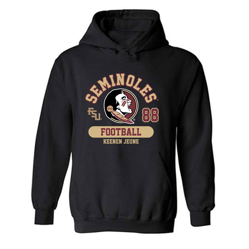 FSU - NCAA Football : Keenen Jeune - Classic Fashion Shersey Hooded Sweatshirt-0