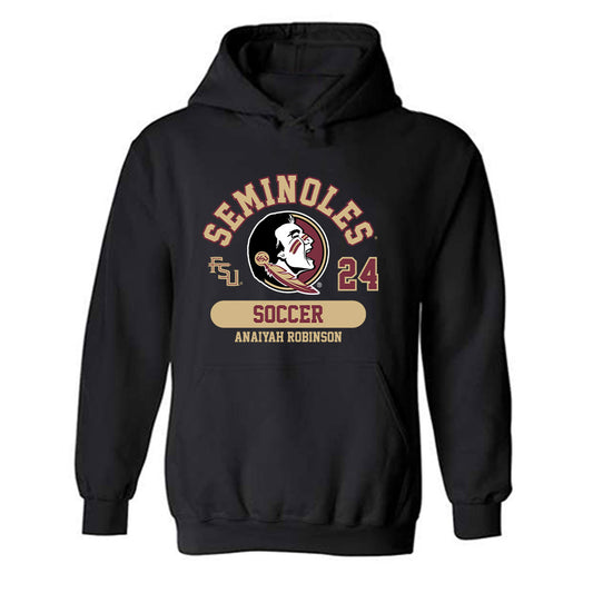 FSU - NCAA Women's Soccer : Anaiyah Robinson - Classic Fashion Shersey Hooded Sweatshirt-0