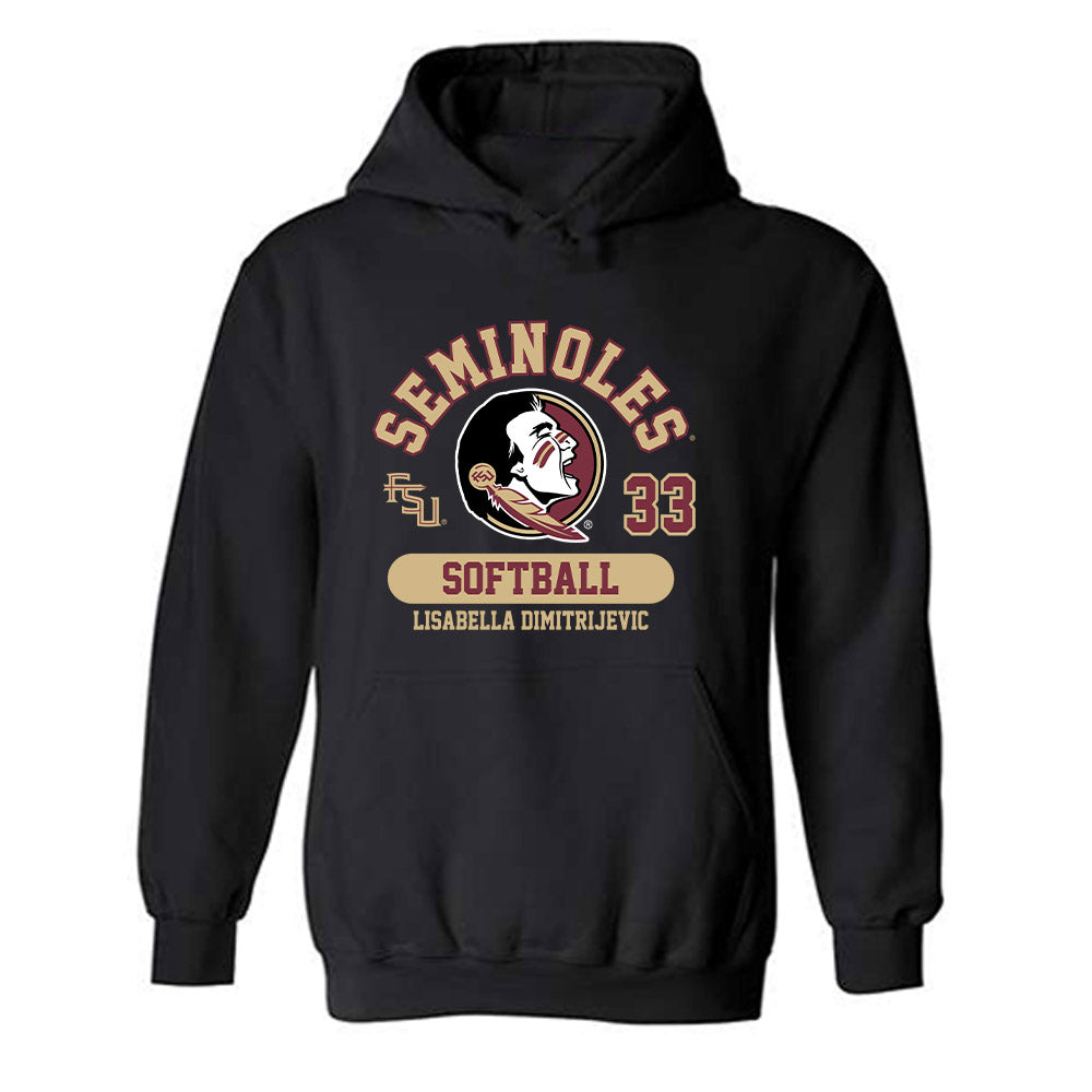 FSU - NCAA Softball : Lisabella Dimitrijevic - Classic Fashion Shersey Hooded Sweatshirt-0