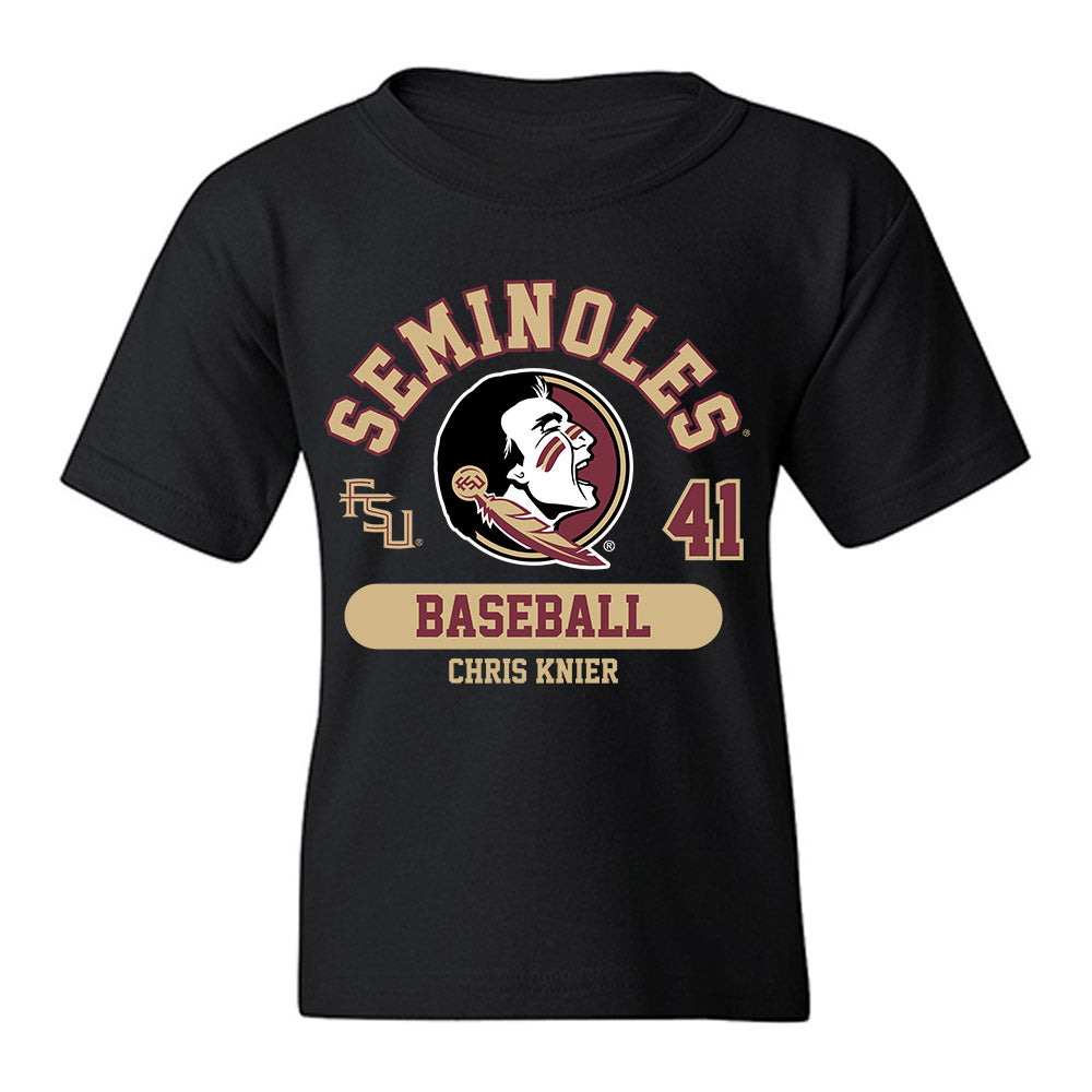 FSU - NCAA Baseball : Chris Knier - Classic Fashion Shersey Youth T-Shirt-0