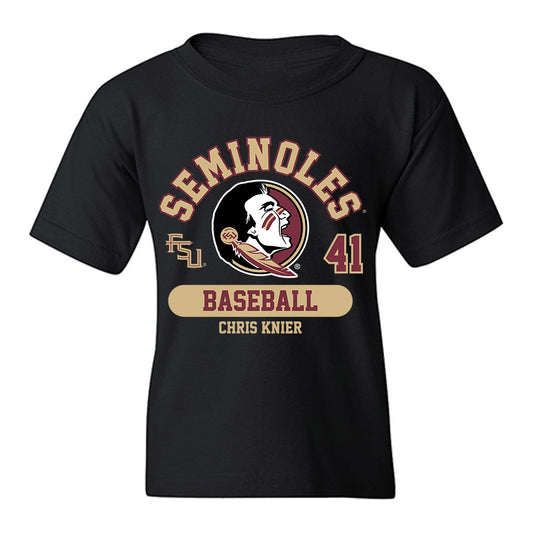 FSU - NCAA Baseball : Chris Knier - Classic Fashion Shersey Youth T-Shirt-0