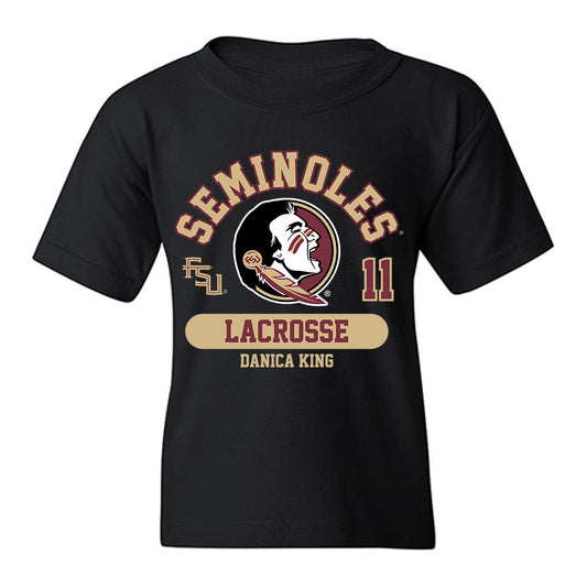 FSU - NCAA Women's Lacrosse : Danica King - Classic Fashion Shersey Youth T-Shirt-0