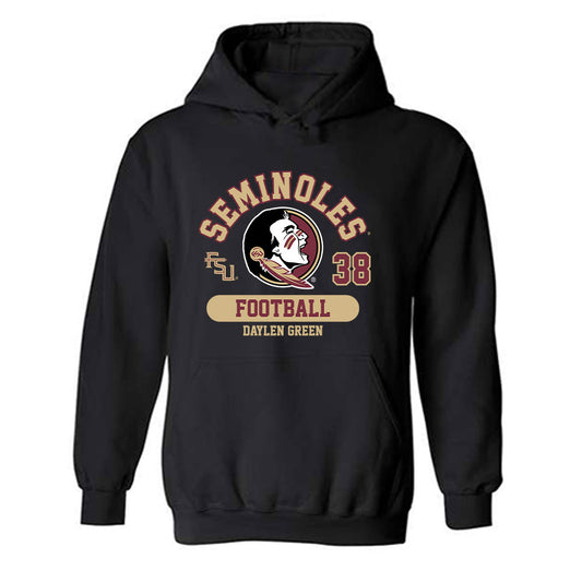FSU - NCAA Football : Daylen Green - Classic Fashion Shersey Hooded Sweatshirt-0