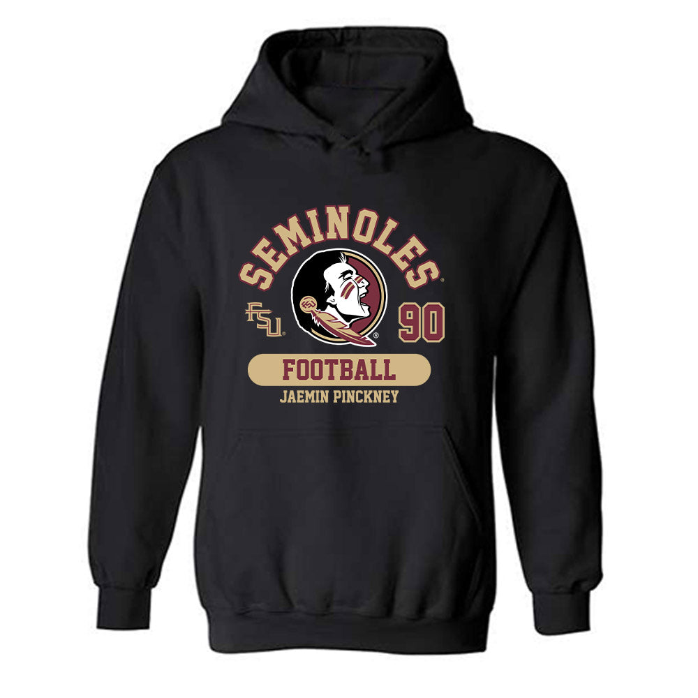 FSU - NCAA Football : Jaemin Pinckney - Classic Fashion Shersey Hooded Sweatshirt-0