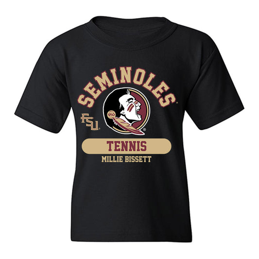 FSU - NCAA Women's Tennis : Millie Bissett - Classic Fashion Shersey Youth T-Shirt-0