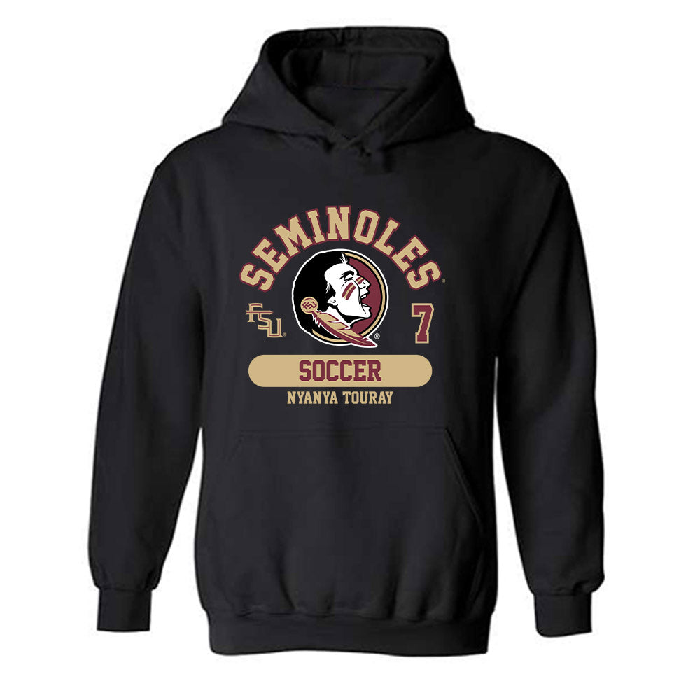 FSU - NCAA Women's Soccer : Nyanya Touray - Classic Fashion Shersey Hooded Sweatshirt-0