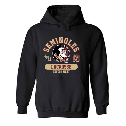 FSU - NCAA Women's Lacrosse : Peyton West - Classic Fashion Shersey Hooded Sweatshirt-0