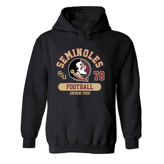 FSU - NCAA Football : Jayden Todd - Classic Fashion Shersey Hooded Sweatshirt-0