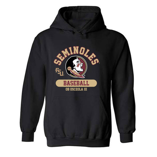 FSU - NCAA Baseball : OB Osceola III - Classic Fashion Shersey Hooded Sweatshirt-0