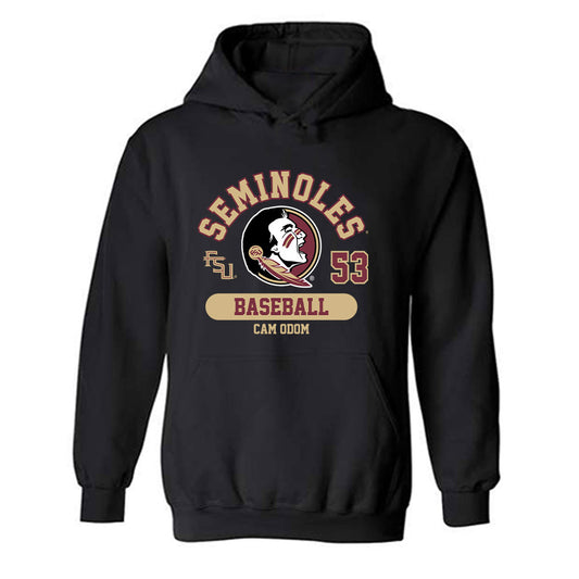 FSU - NCAA Baseball : Cam Odom - Classic Fashion Shersey Hooded Sweatshirt-0