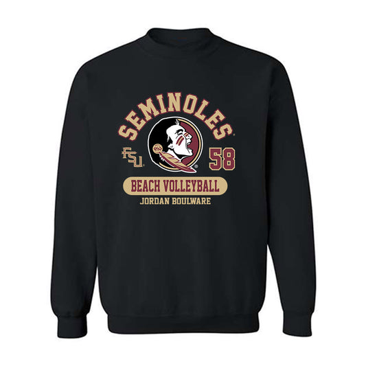 FSU - NCAA Beach Volleyball : Jordan Boulware - Classic Fashion Shersey Crewneck Sweatshirt-0