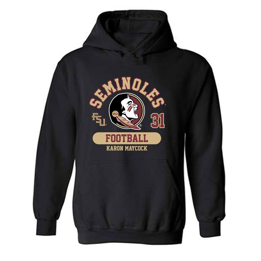FSU - NCAA Football : Karon Maycock - Classic Fashion Shersey Hooded Sweatshirt-0