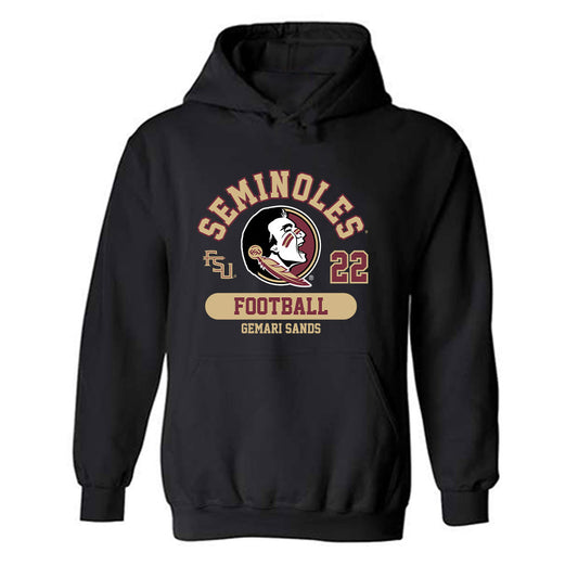 FSU - NCAA Football : Gemari Sands - Classic Fashion Shersey Hooded Sweatshirt-0
