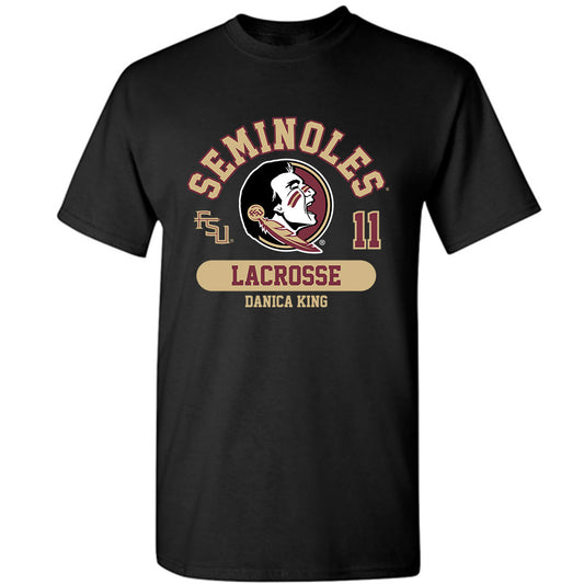 FSU - NCAA Women's Lacrosse : Danica King - Classic Fashion Shersey T-Shirt-0