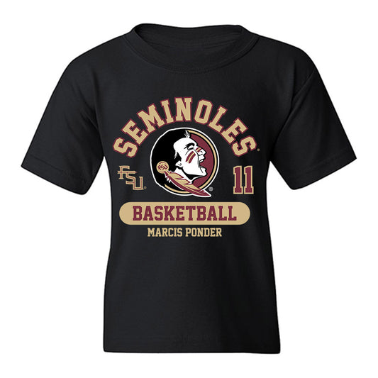 FSU - NCAA Men's Basketball : Marcis Ponder - Classic Fashion Shersey Youth T-Shirt-0