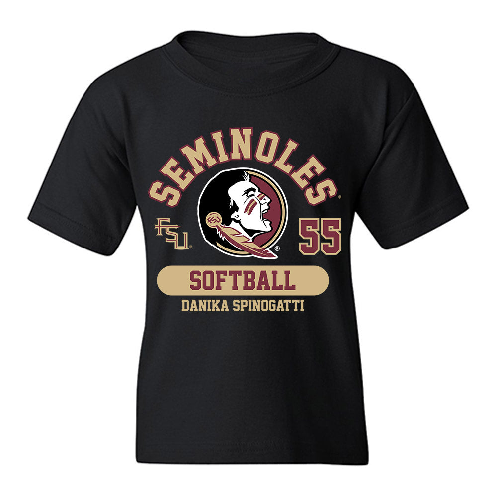 FSU - NCAA Softball : Danika Spinogatti - Classic Fashion Shersey Youth T-Shirt-0