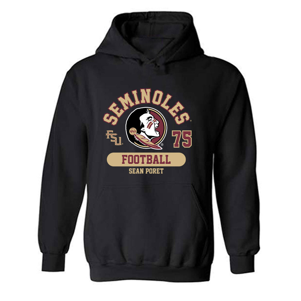 FSU - NCAA Football : Sean Poret - Classic Fashion Shersey Hooded Sweatshirt-0