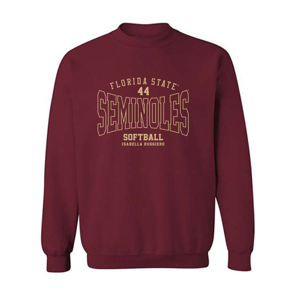 FSU - NCAA Softball : Isabella Ruggiero - Classic Fashion Shersey Crewneck Sweatshirt