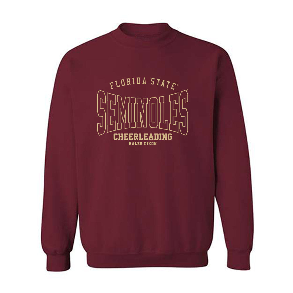 FSU - NCAA Cheerleading : Halee Dixon - Classic Fashion Shersey Crewneck Sweatshirt-0