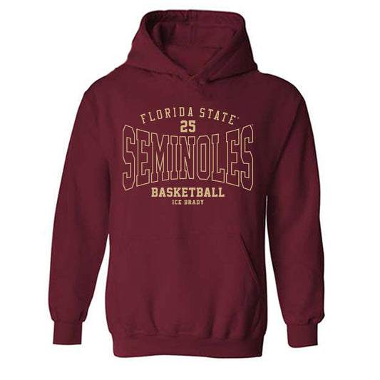 FSU - NCAA Women's Basketball : Ice Brady - Classic Fashion Shersey Hooded Sweatshirt-0