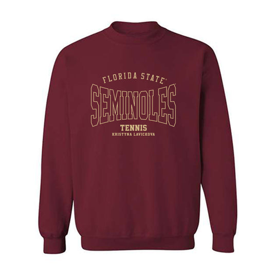 FSU - NCAA Women's Tennis : Kristyna Lavickova - Classic Fashion Shersey Crewneck Sweatshirt-0