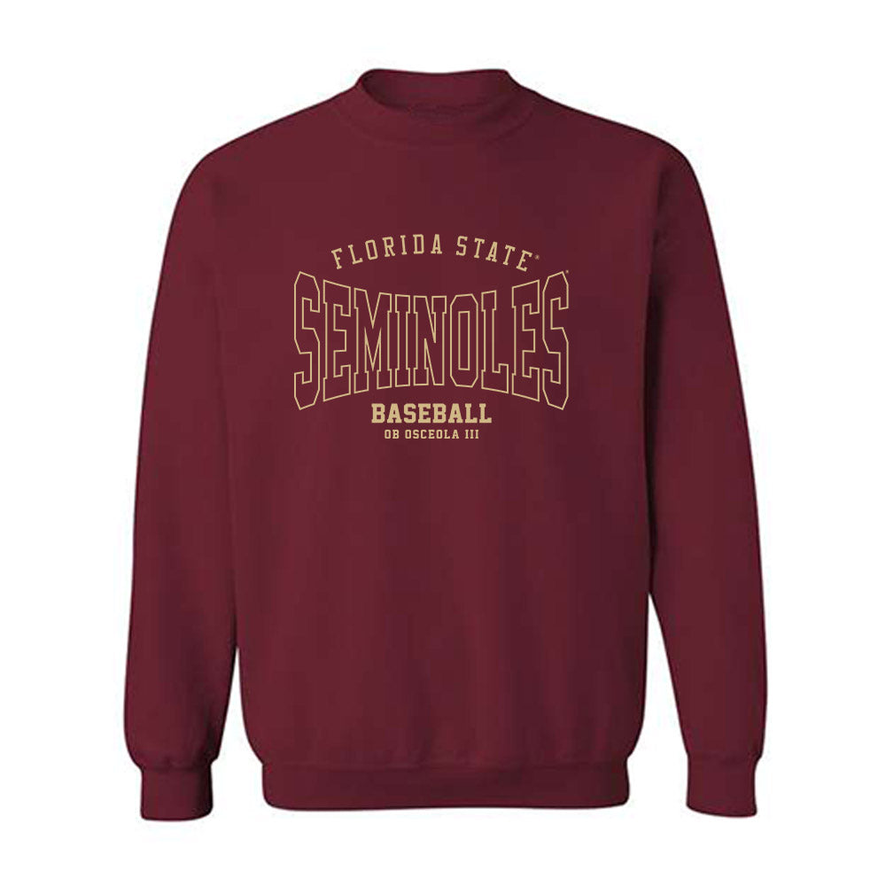 FSU - NCAA Baseball : OB Osceola III - Classic Fashion Shersey Crewneck Sweatshirt-0