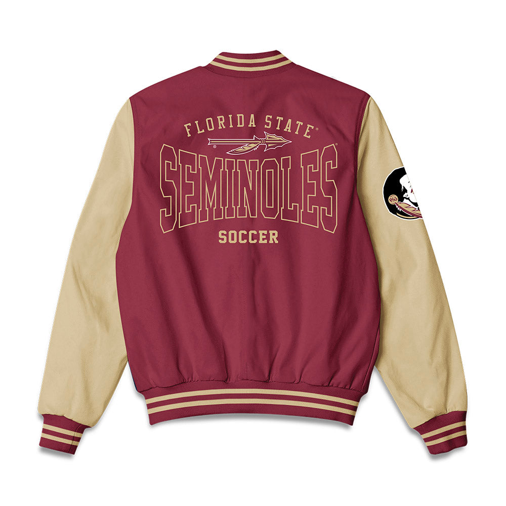 FSU - NCAA Women's Soccer : Wrianna Hudson - Bomber Jacket-1