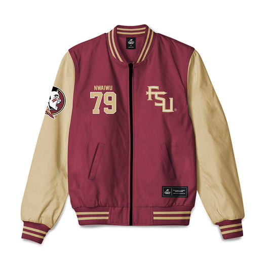 FSU - NCAA Football : Chimdia Nwaiwu - Bomber Jacket-0