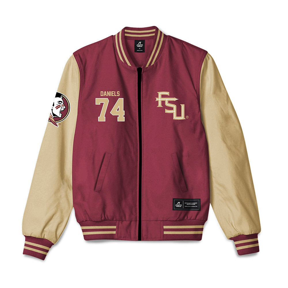 FSU - NCAA Football : Jonathan Daniels - Bomber Jacket-0