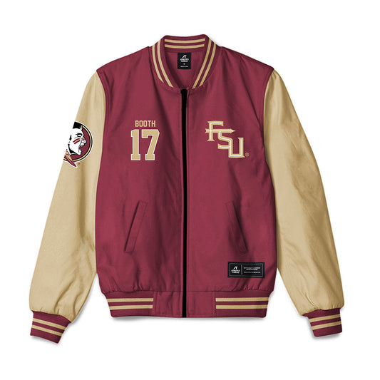 FSU - NCAA Women's Lacrosse : Hadley Booth - Bomber Jacket-0