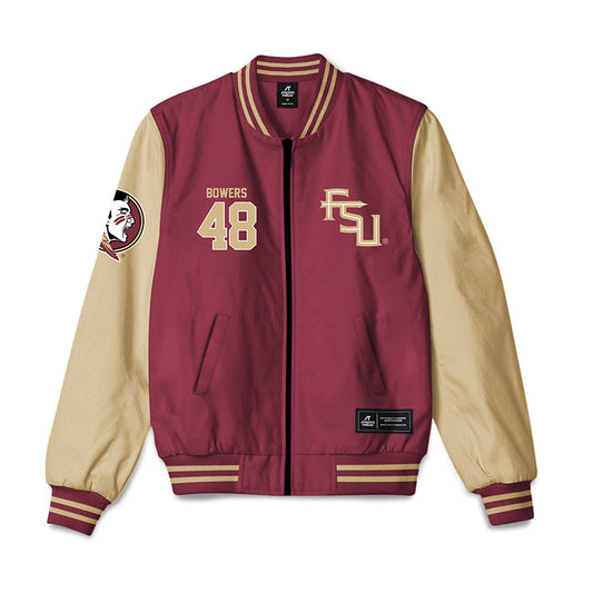 FSU - NCAA Football : Caleb Bowers - Bomber Jacket-0