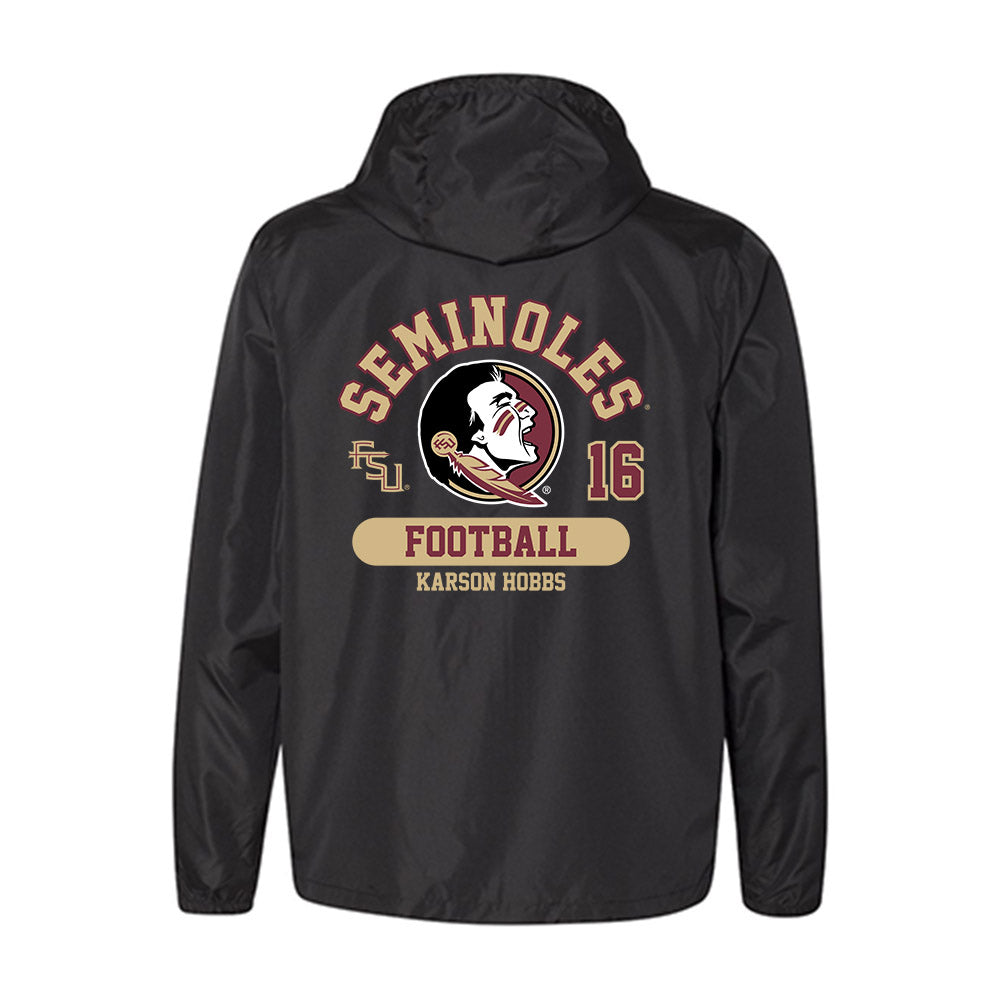 FSU - NCAA Football : Karson Hobbs - Windbreaker-1