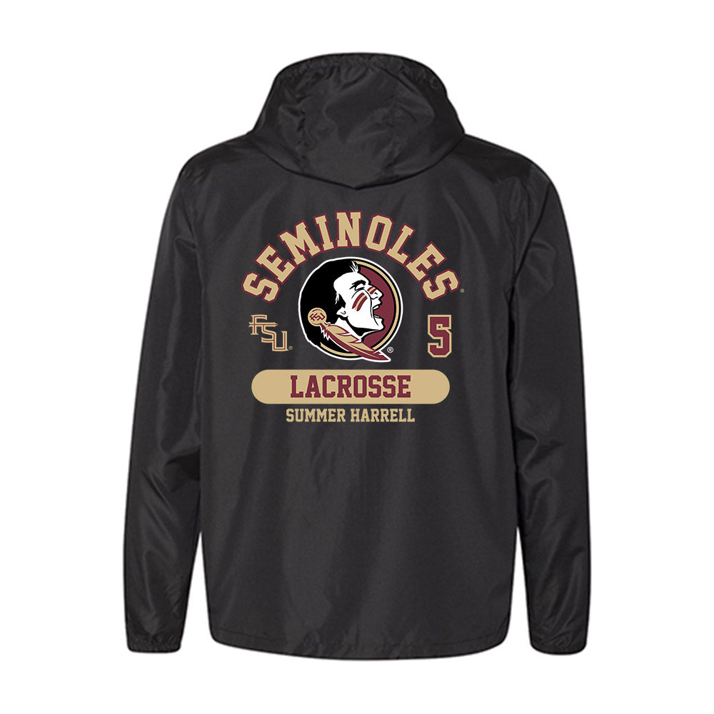 FSU - NCAA Women's Lacrosse : Summer Harrell - Windbreaker-1