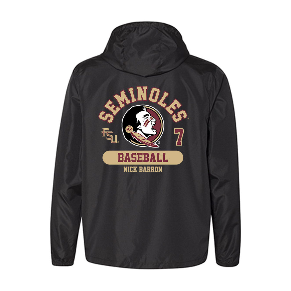 FSU - NCAA Baseball : Nick Barron - Windbreaker-1